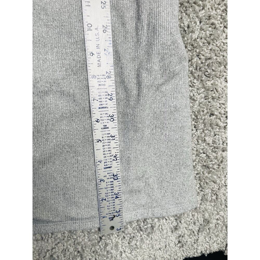 J JUSTIFY Ribbed Hooded Long Dress Slits Color Grey Size XLarge Fashion - Picture 8 of 13